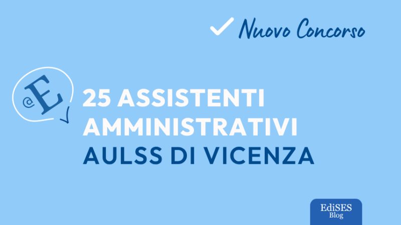 Concorso assistenti amministrativi AULSS Vicenza