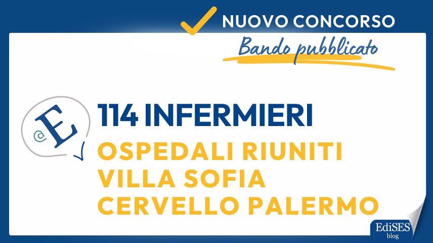 Concorso infermieri Azienda Ospedaliera Palermo