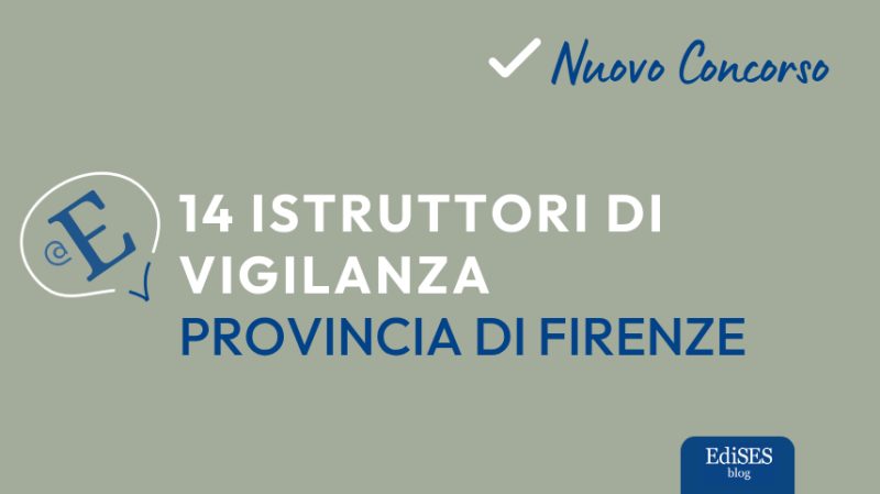 Concorso polizia locale Città metropolitana di Firenze
