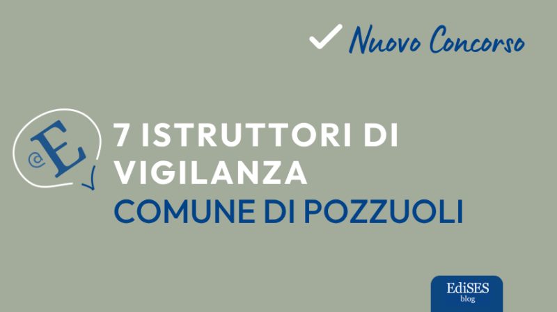 Concorso polizia municipale Comune di Pozzuoli