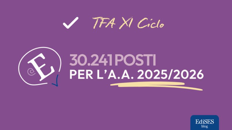 Posti disponibili TFA XI Ciclo