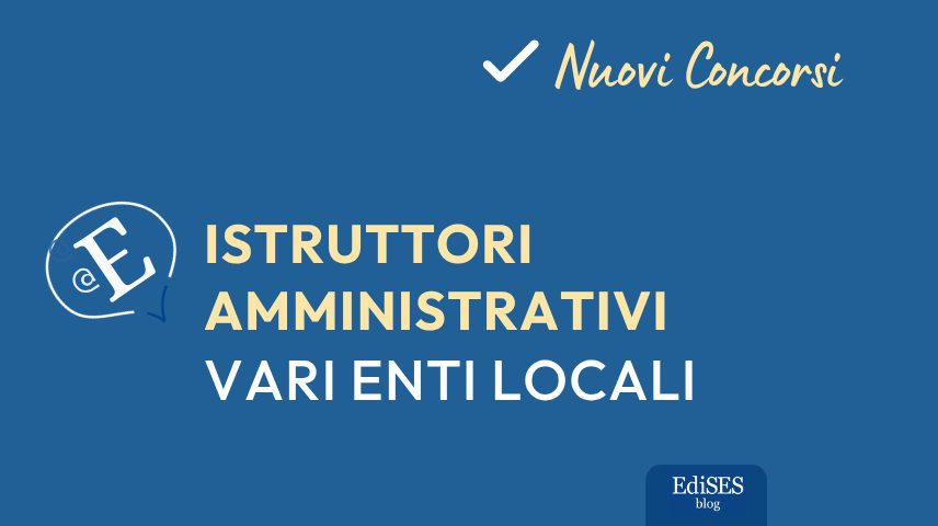 concorsi istruttori amministrativi varie regioni