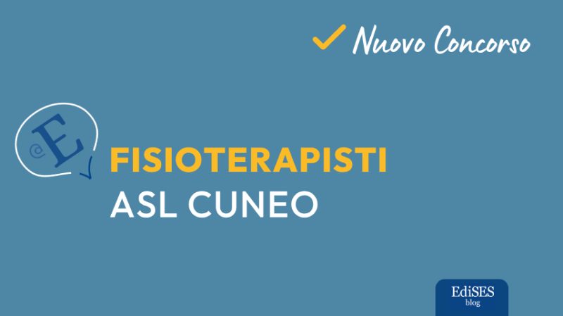 concorso fisioterapisti Asl Cuneo