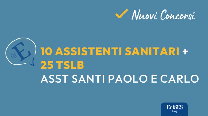 Concorsi 35 posti ASST Santi Paolo e Carlo