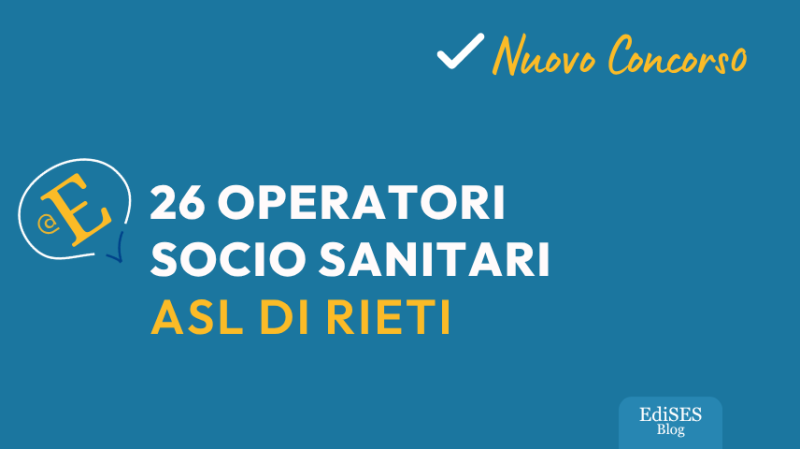 Concorso 26 OSS Asl Rieti