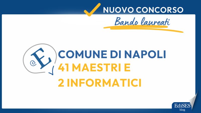 Concorso 43 posti Comune di Napoli
