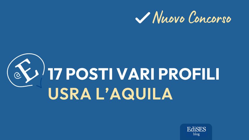 Concorso Ufficio Speciale per la Ricostruzione dell’Aquila