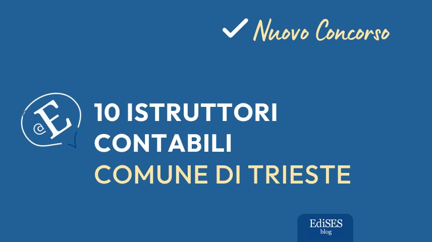 Concorso istruttori contabili Comune di Trieste