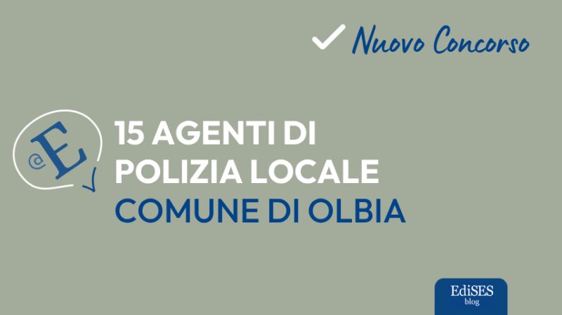 Concorso polizia locale Comune di Olbia