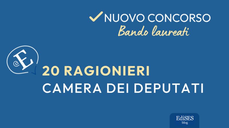 Concorso ragionieri Camera dei Deputati