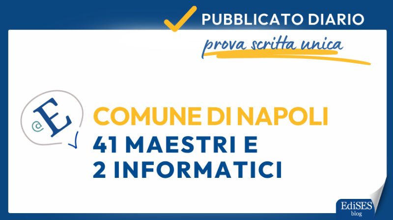 concorso 43 posti comune di napoli