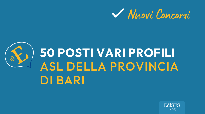 Concorsi Asl Provincia di Bari