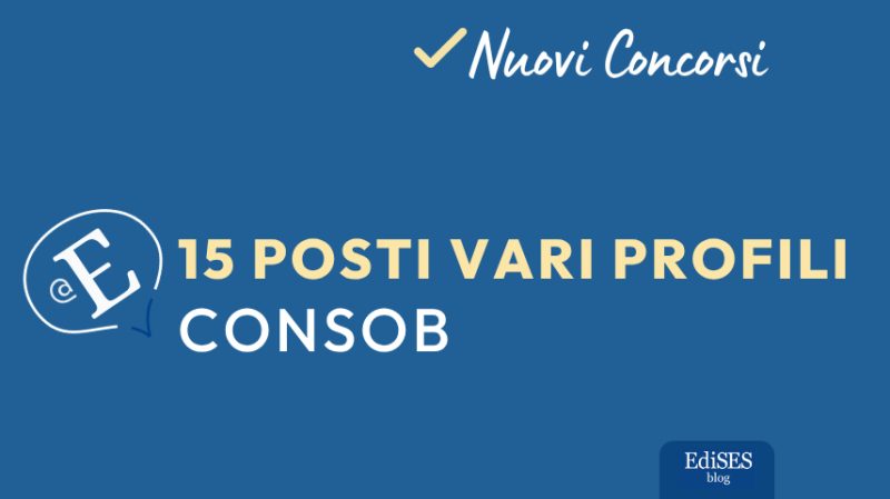 Concorsi CONSOB