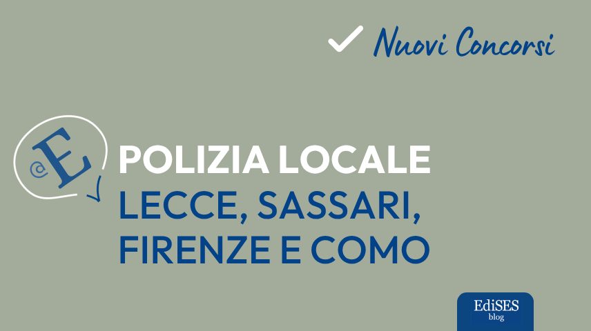 Concorsi polizia locale vari comuni
