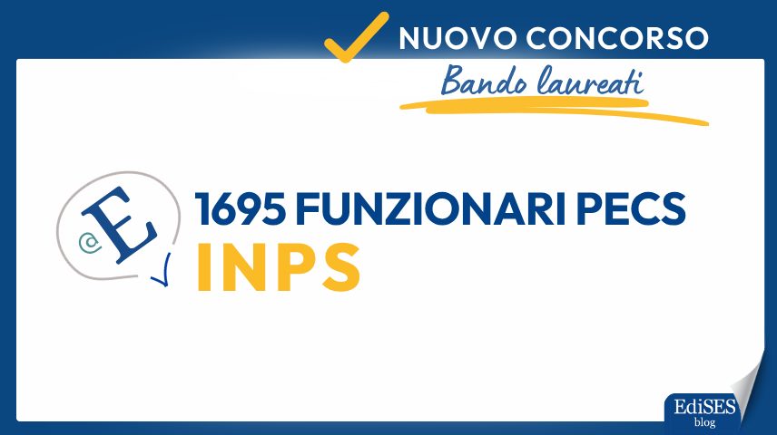 Concorso 1695 Funzionari PECS INPS