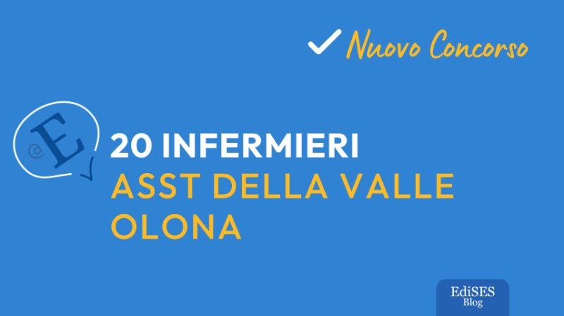 Concorso 20 infermieri ASST Valle Olona