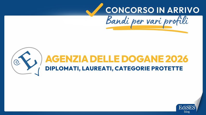 Concorso Agenzia delle Dogane 2026
