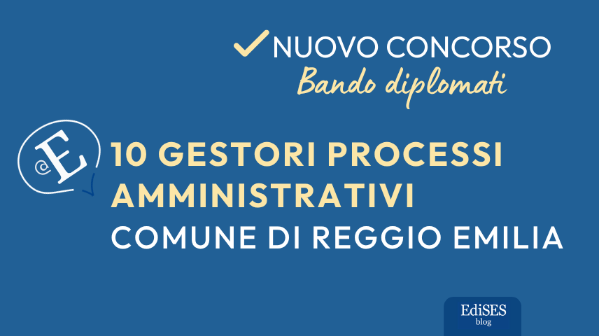 Concorso amministrativi Comune di Reggio Emilia