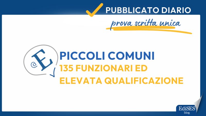 Concorso piccoli Comuni RIPAM