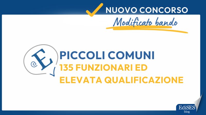 Concorso piccoli Comuni RIPAM