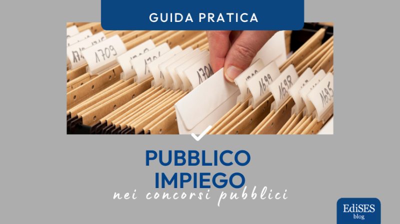 Pubblico impiego nei concorsi