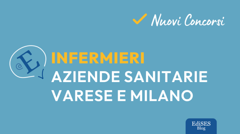 Concorsi infermieri Varese e Milano