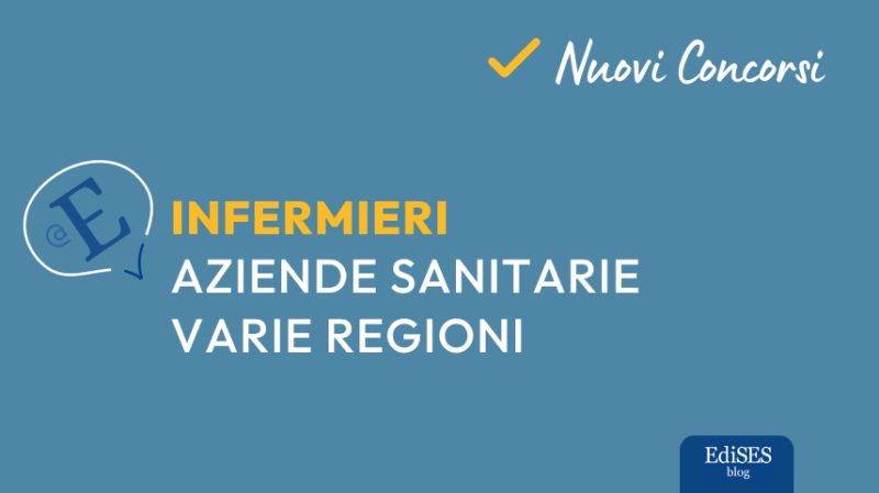 Concorsi infermieri varie regioni
