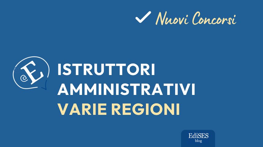 Concorsi istruttori amministrativi vari comuni