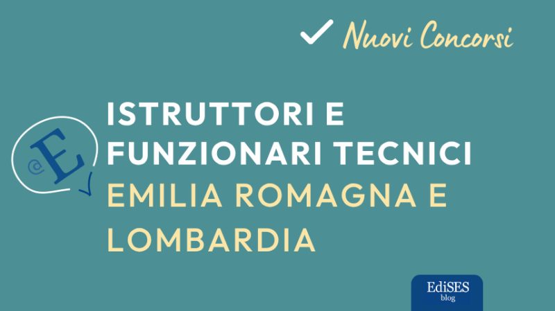 Concorsi settori tecnici Como e Ferrara