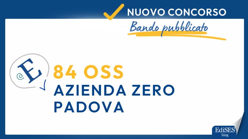 Concorso 84 OSS Azienda Zero Padova