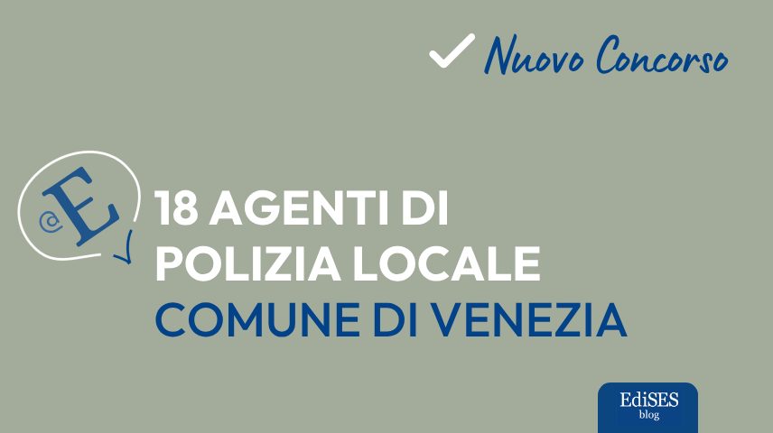 Concorso agenti polizia locale Comune di Venezia