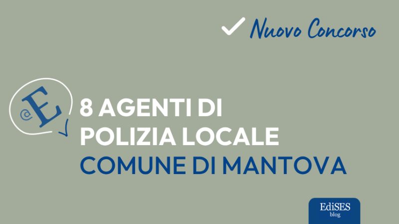 Concorso polizia locale Comune di Mantova