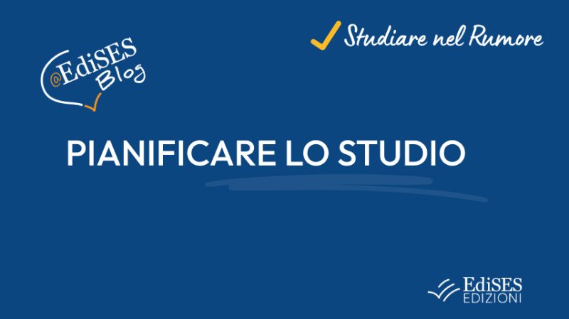 Pianificare lo studio