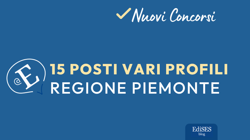 concorsi regione piemonte