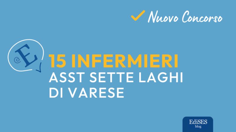 Concorso 15 infermieri ASST Sette Laghi di Varese