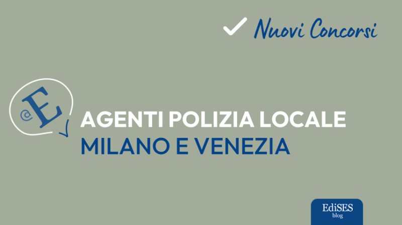 Concorsi polizia locale Lombardia e Veneto