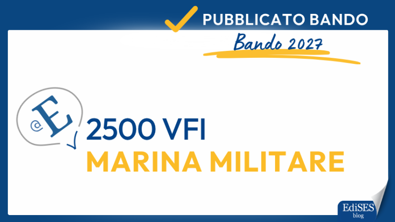 Concorso 2500 VFI Marina Militare 2027