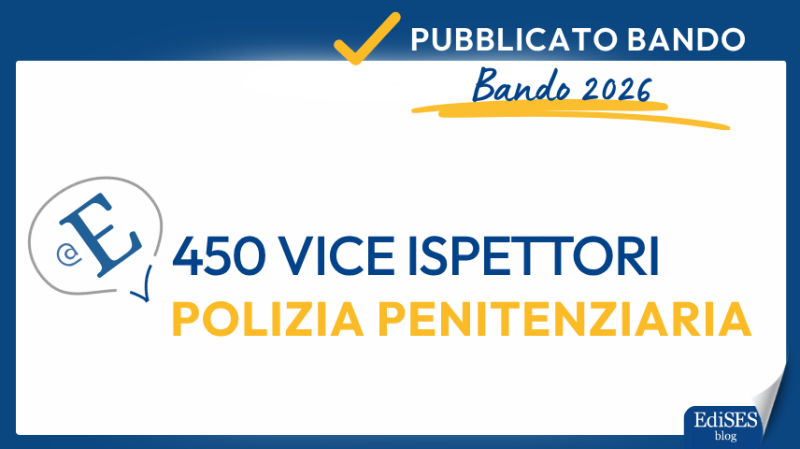 Concorso 450 allievi vice ispettori Polizia Penitenziaria