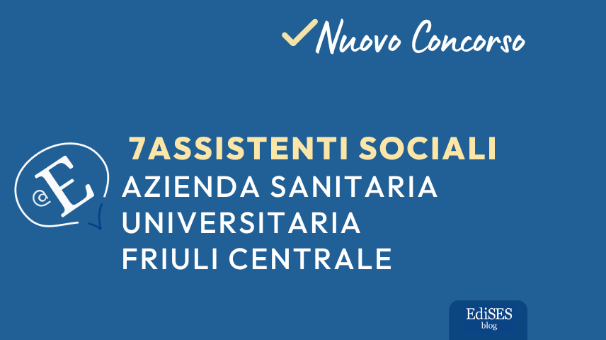 Concorso assistenti sociali Friuli Venezia Giulia