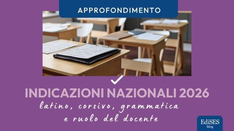 Nuove Indicazioni Nazionali 2026/27