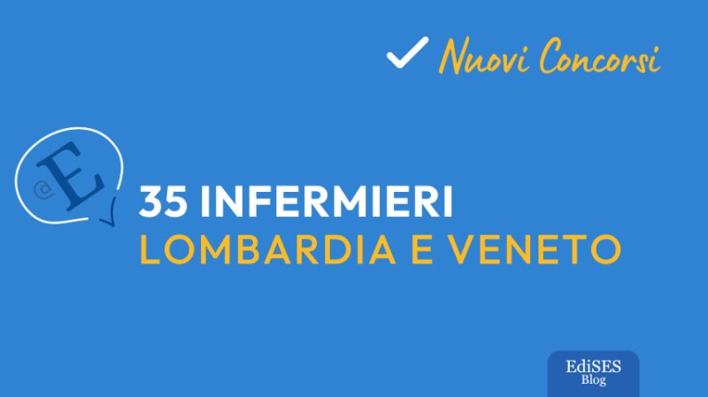 Concorsi 35 infermieri Pavia e Verona