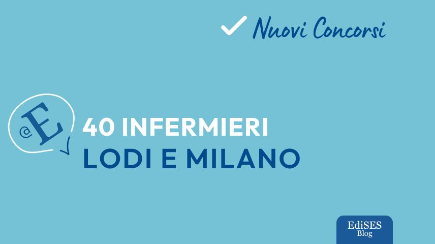 Concorsi 40 infermieri Lombardia