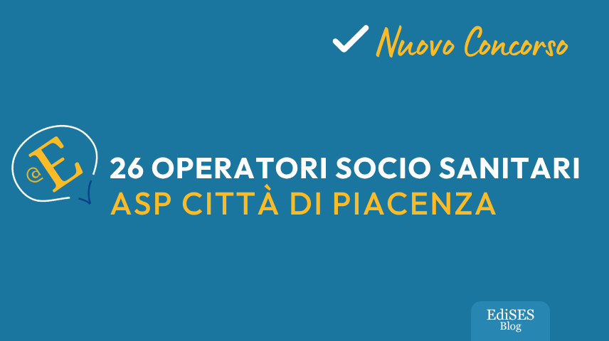 Concorso 26 OSS ASP Città di Piacenza