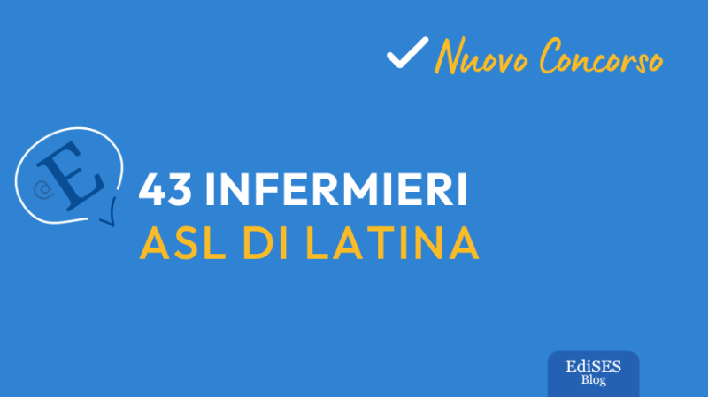 Concorso 43 infermieri Asl di Latina