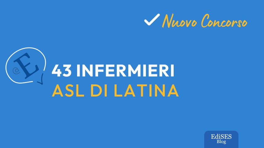 Concorso 43 infermieri Asl di Latina