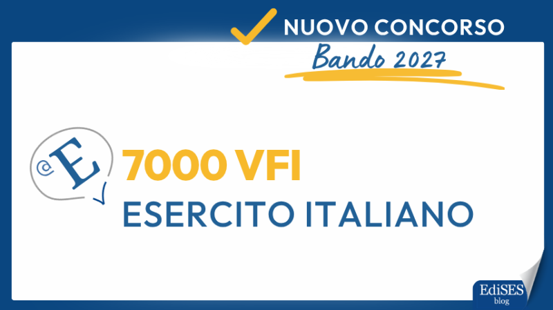 Concorso 7000 VFI Esercito Italiano