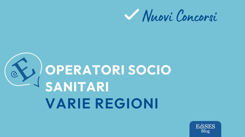 nuovi concorsi oss varie regioni